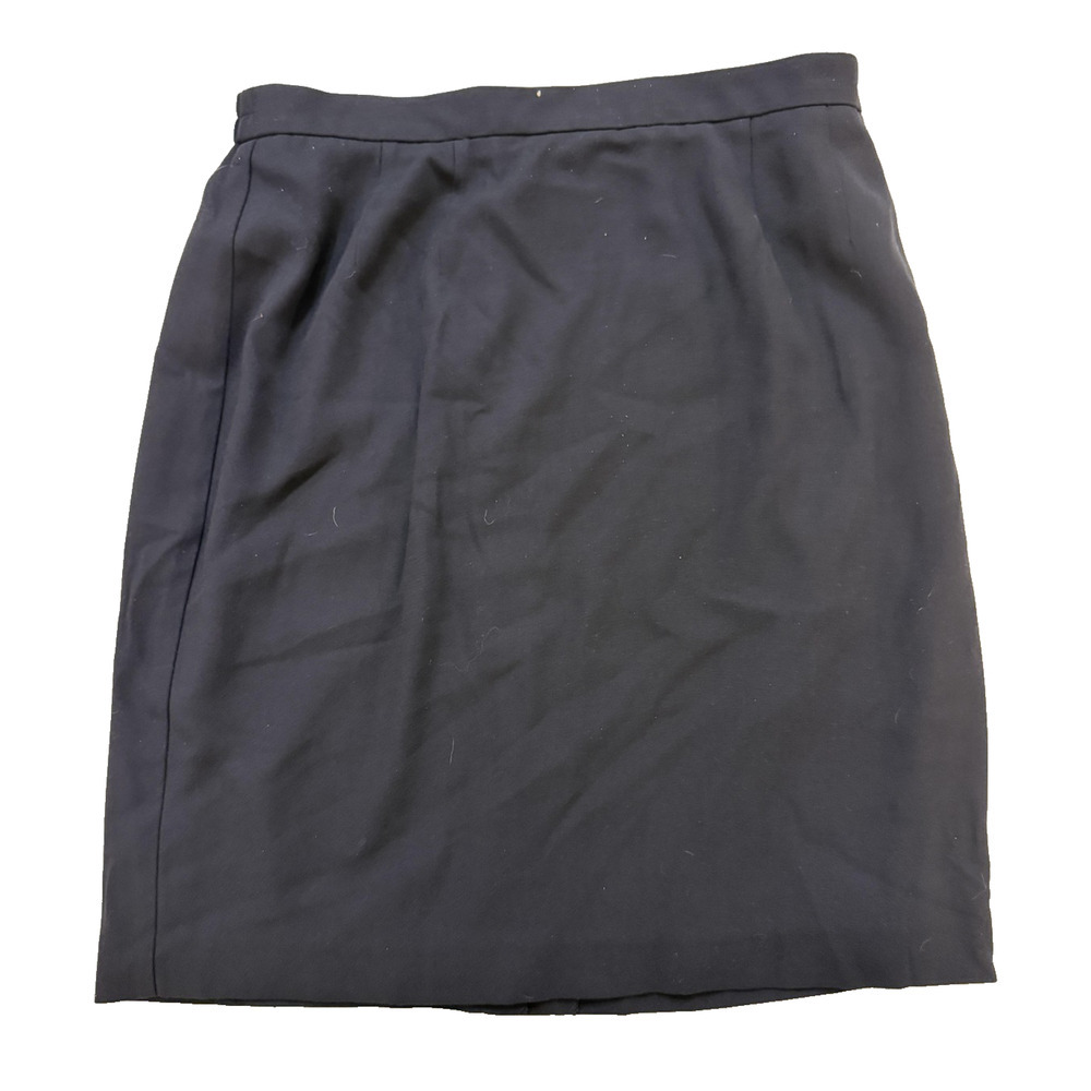 Hillard & Hanson Skirt Womens 16W Black Career Wear‎ Work Office Basic Classic